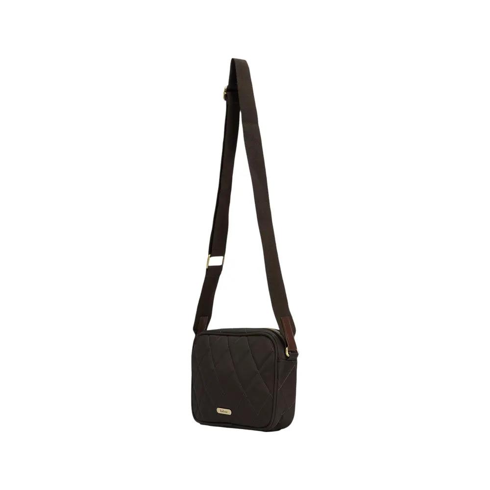 Sac à main Barbour vert en polyamide