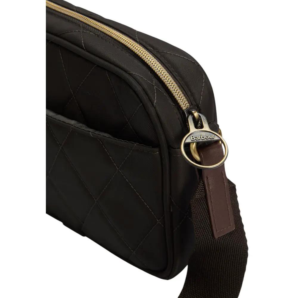 Sac à main Barbour vert en polyamide