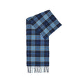 Écharpe en laine bleue Barbour