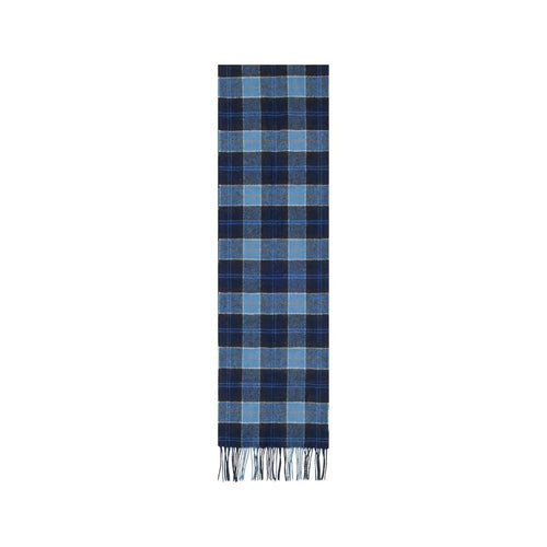 Écharpe en laine bleue Barbour