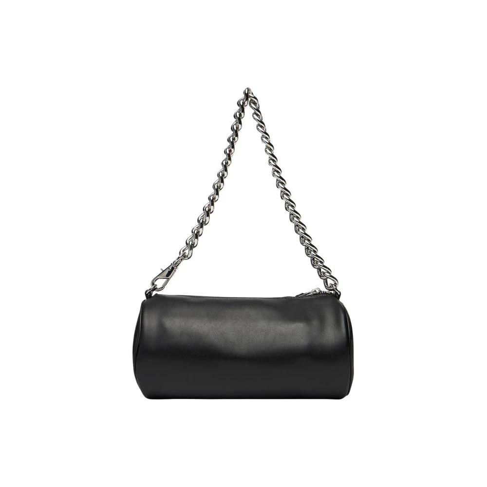 Sac à main Tommy Hilfiger Jeans en cuir synthétique noir