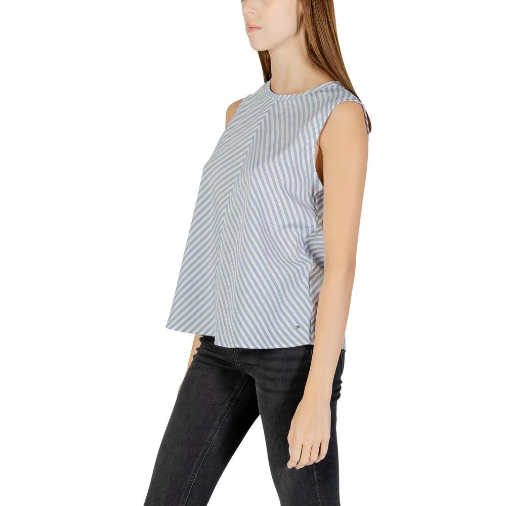 Débardeurs en coton bleu Tommy Hilfiger Jeans