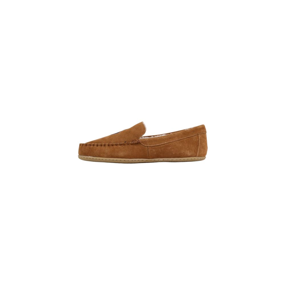Ralph Lauren Brown Suede Leather Slippers