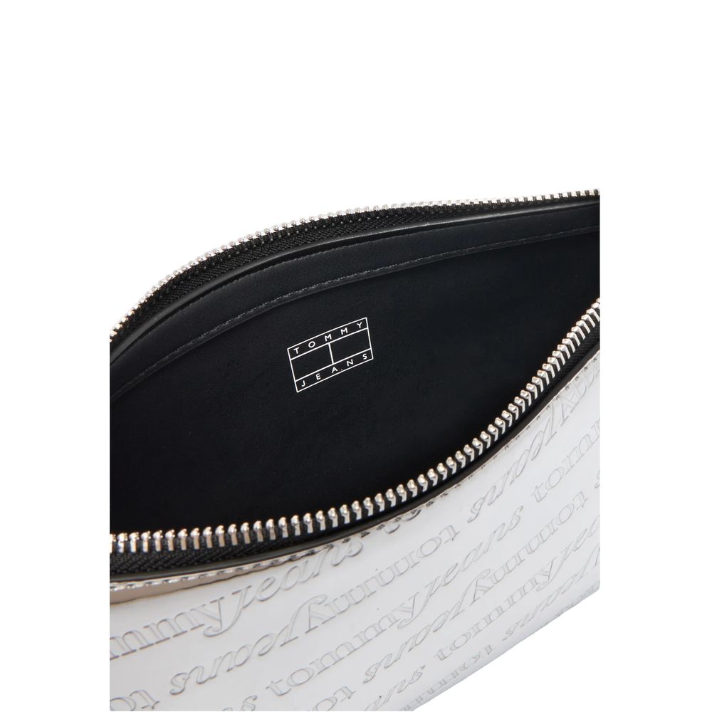 Sac à main Tommy Hilfiger Jeans argenté en polyéthylène