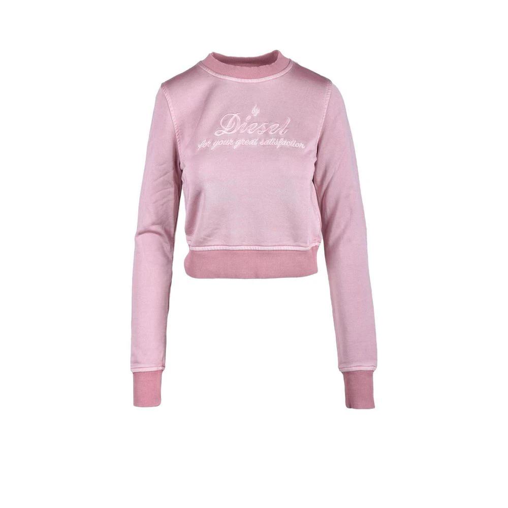 Diesel Pink Viscose Sweatshirt