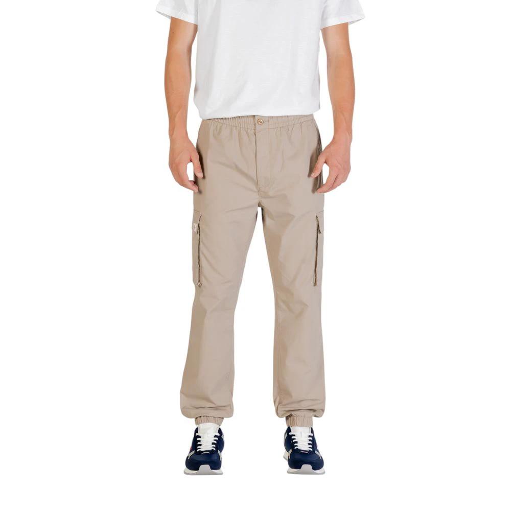 Pantalon cargo en coton marron Calvin Klein Jeans