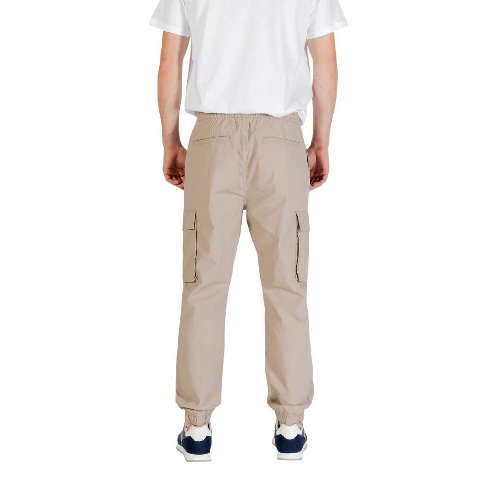 Pantalon cargo en coton marron Calvin Klein Jeans