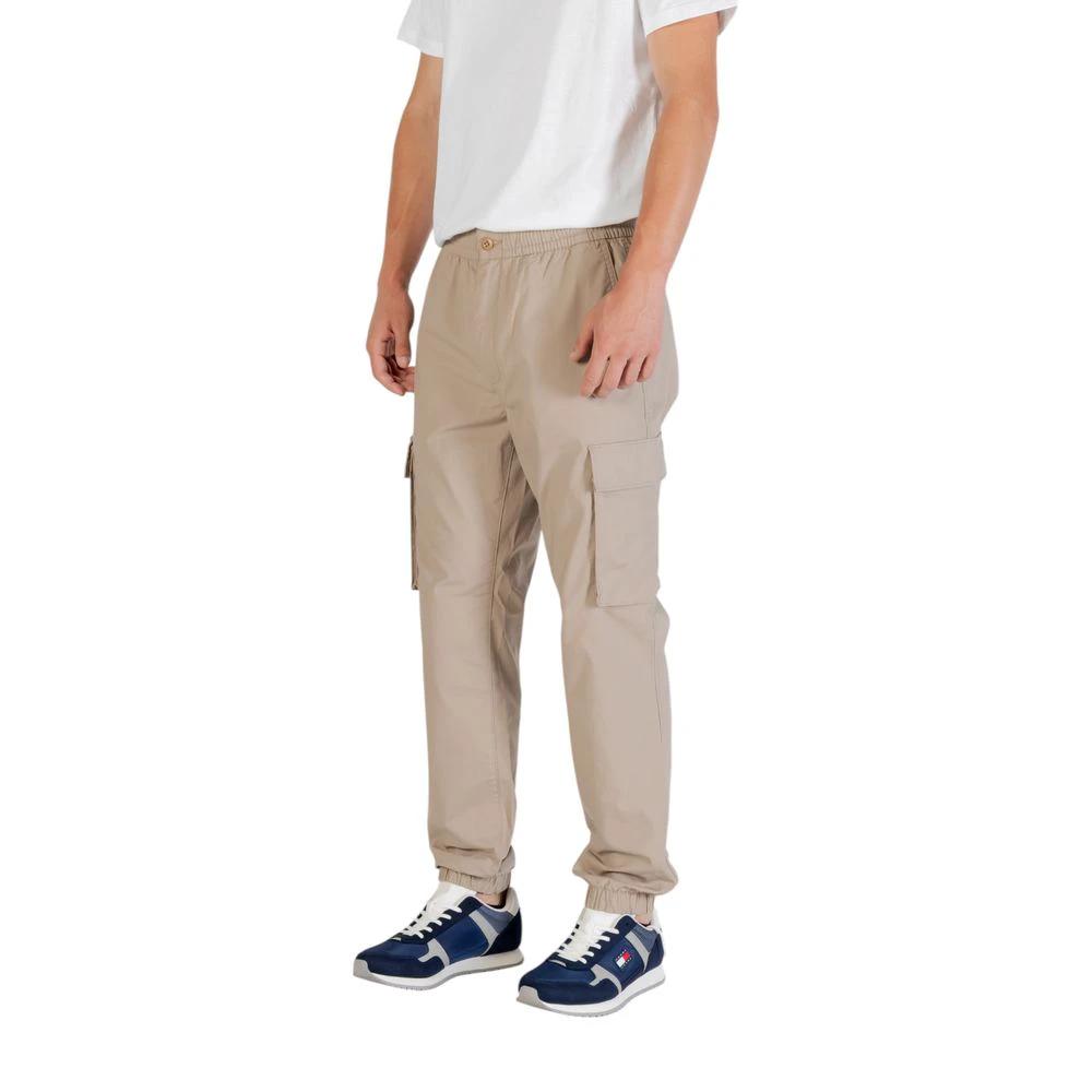 Pantalon cargo en coton marron Calvin Klein Jeans