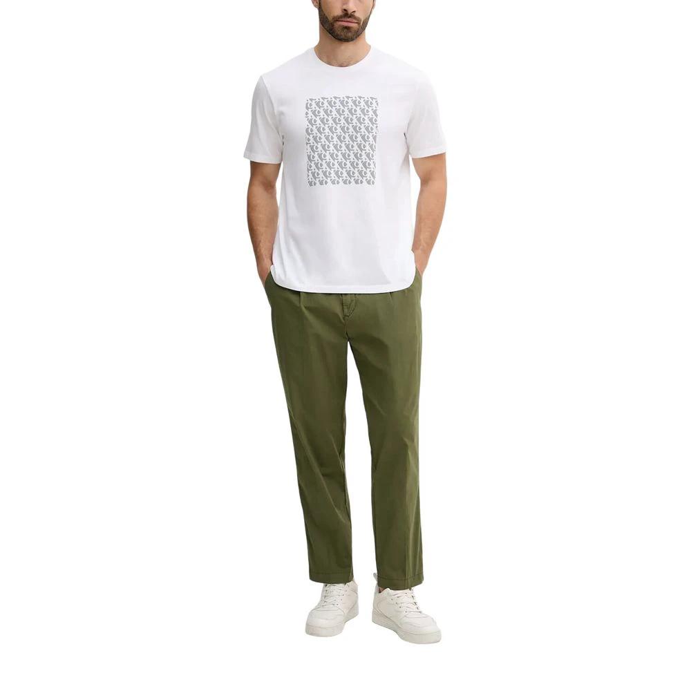 Calvin Klein Jeans White Cotton T-Shirt