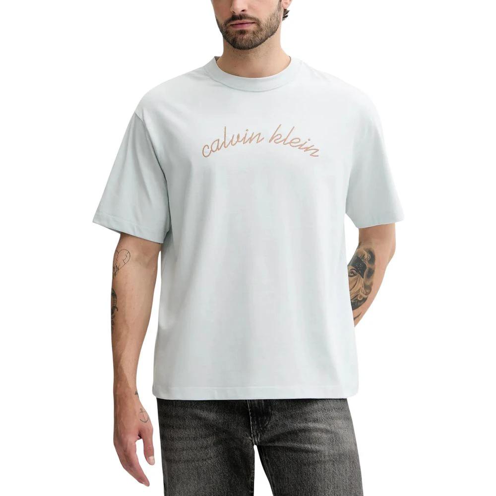 Calvin Klein Jeans Blue Cotton T-Shirt