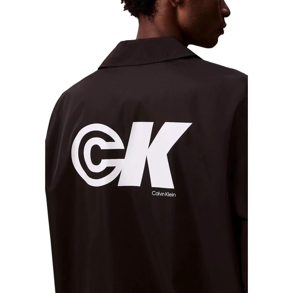 Calvin Klein Jeans Black Polyester Shell Jacket