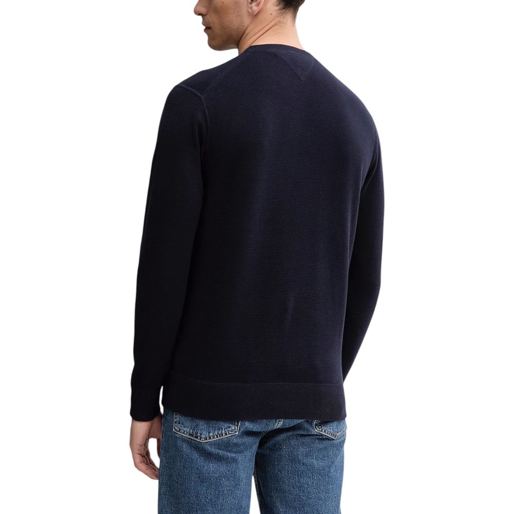 Sweat-shirt bleu en coton biologique Tommy Hilfiger