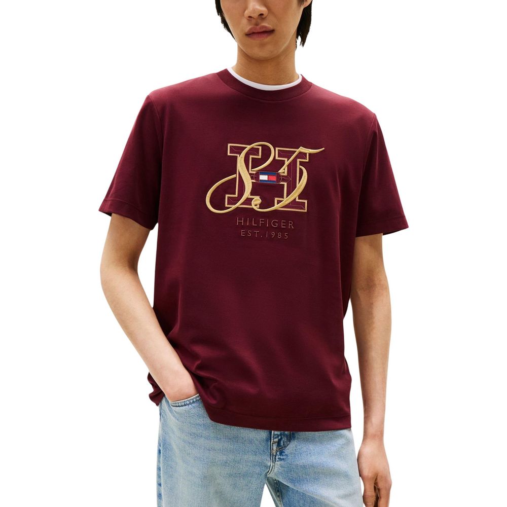 Vêtements de sport Tommy Hilfiger en coton bordeaux