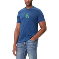 T-shirt bleu en coton Calvin Klein Jeans
