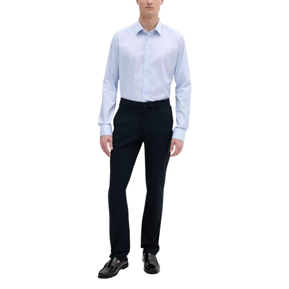 Tommy Hilfiger Blue Polyester Casual Pants