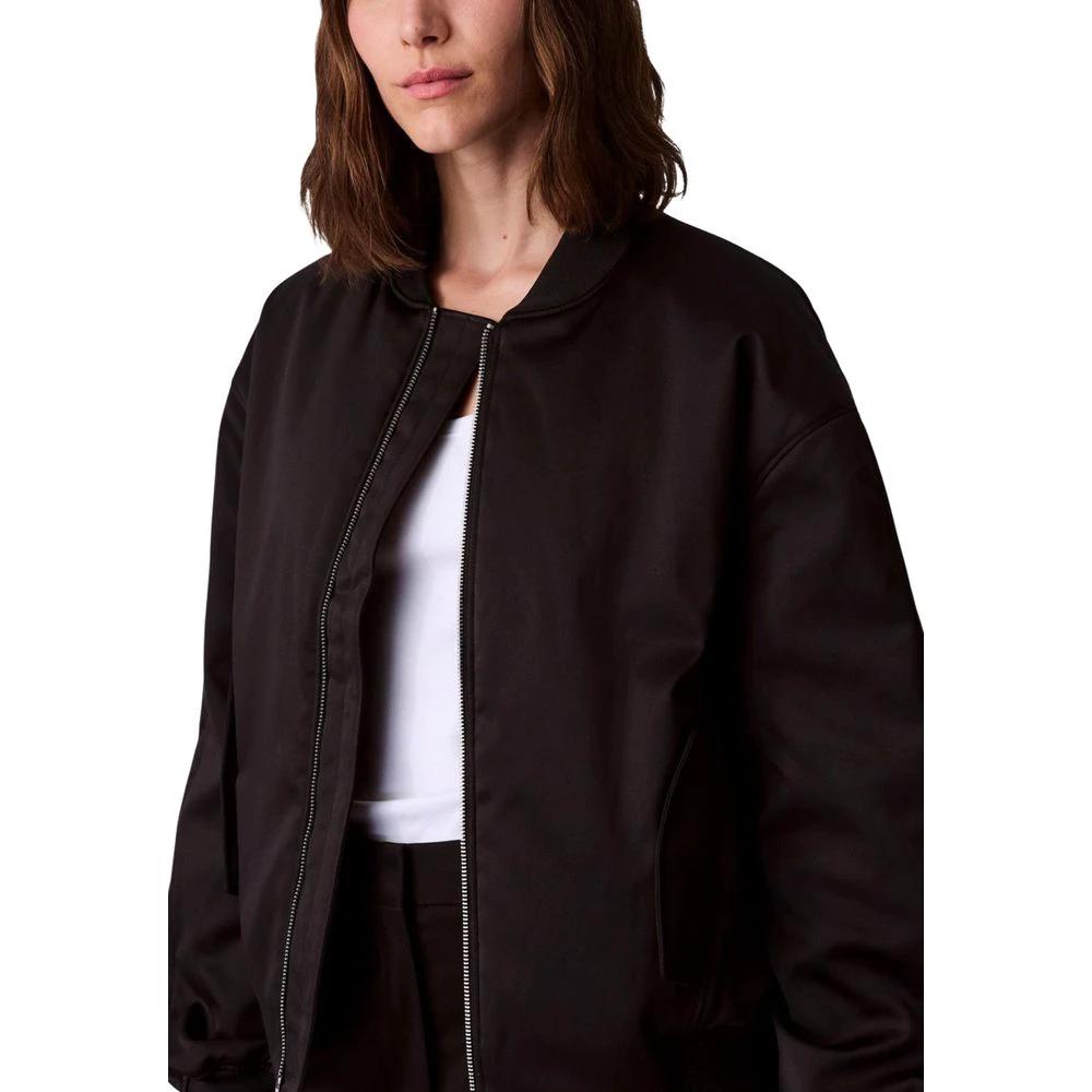 Bomber noir en polyester recyclé Calvin Klein Jeans