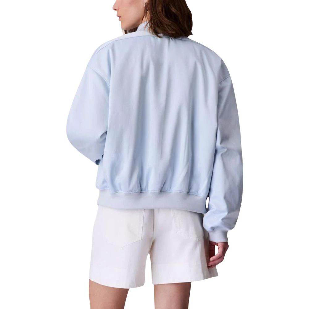 Bomber bleu en polyester recyclé Calvin Klein Jeans