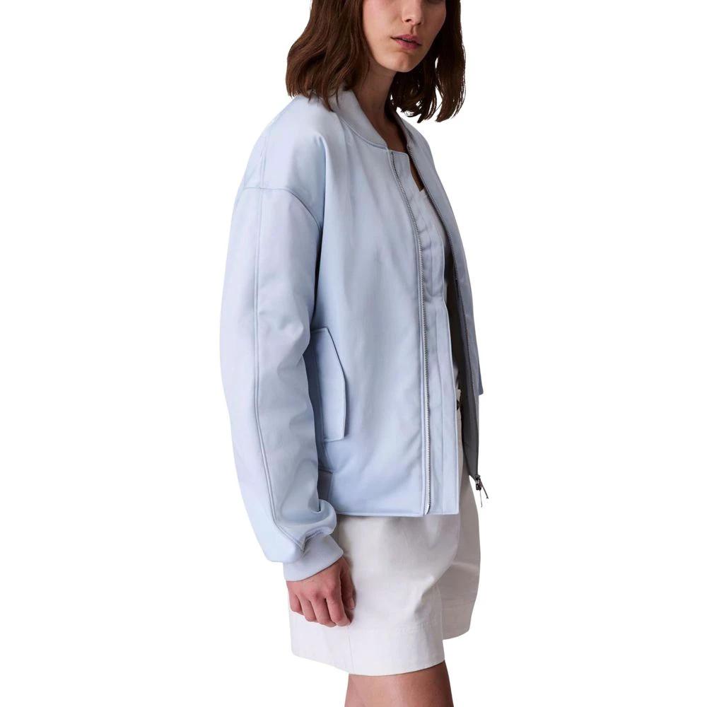 Bomber bleu en polyester recyclé Calvin Klein Jeans
