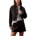 Veste en jean noir en coton Calvin Klein Jeans