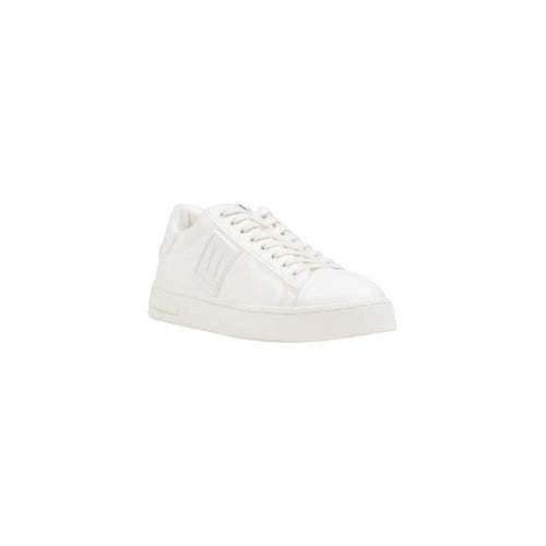 Baskets basses blanches en polyester Armani Exchange