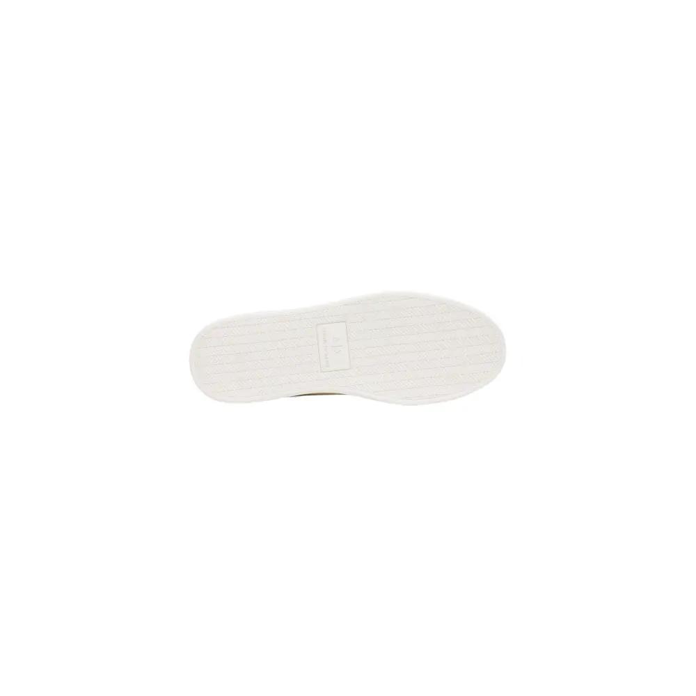 Armani Exchange White Polyester Low Top Sneakers