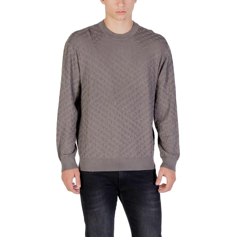 Sweat-shirt gris en polyamide Armani Exchange