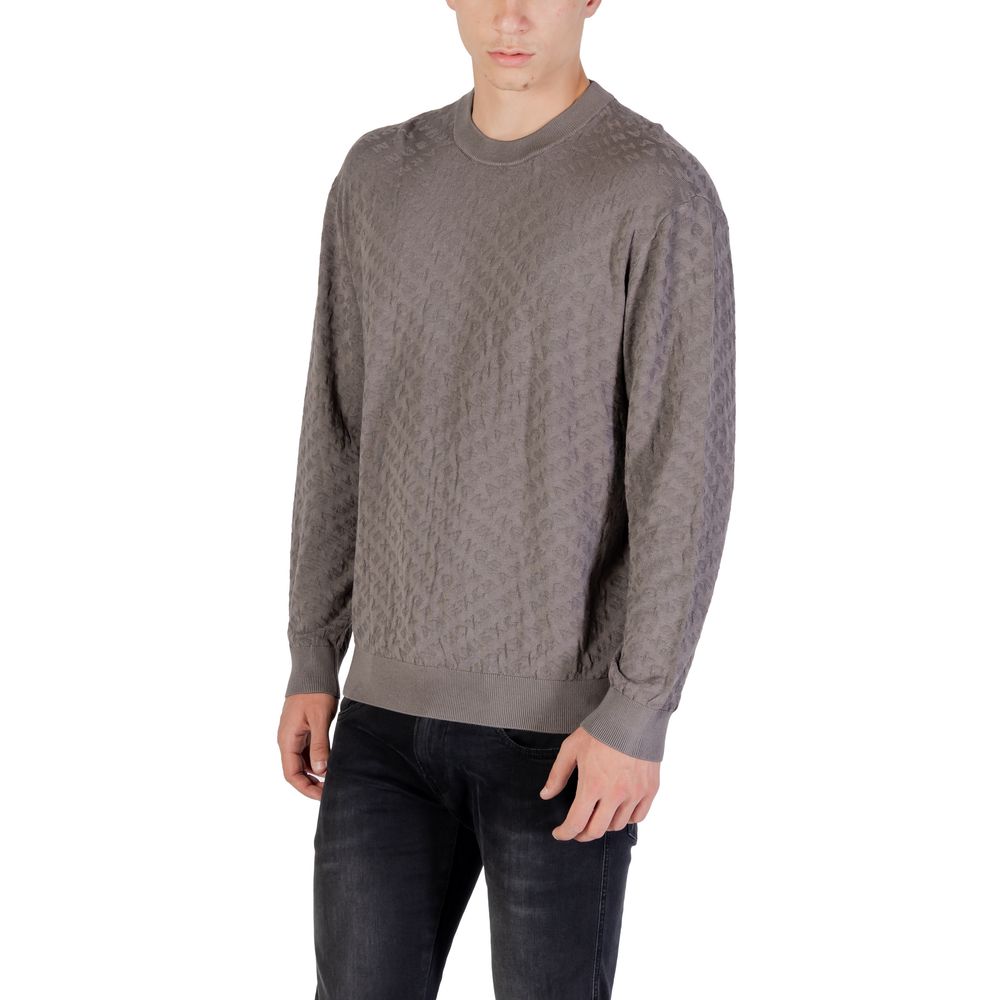 Sweat-shirt gris en polyamide Armani Exchange