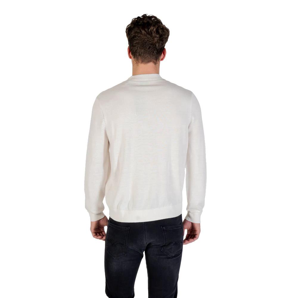 Sweat-shirt blanc en marabout Armani Exchange