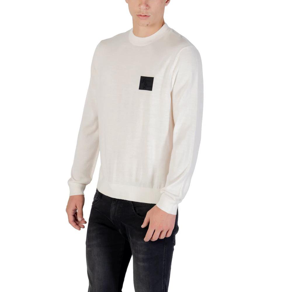 Sweat-shirt blanc en marabout Armani Exchange