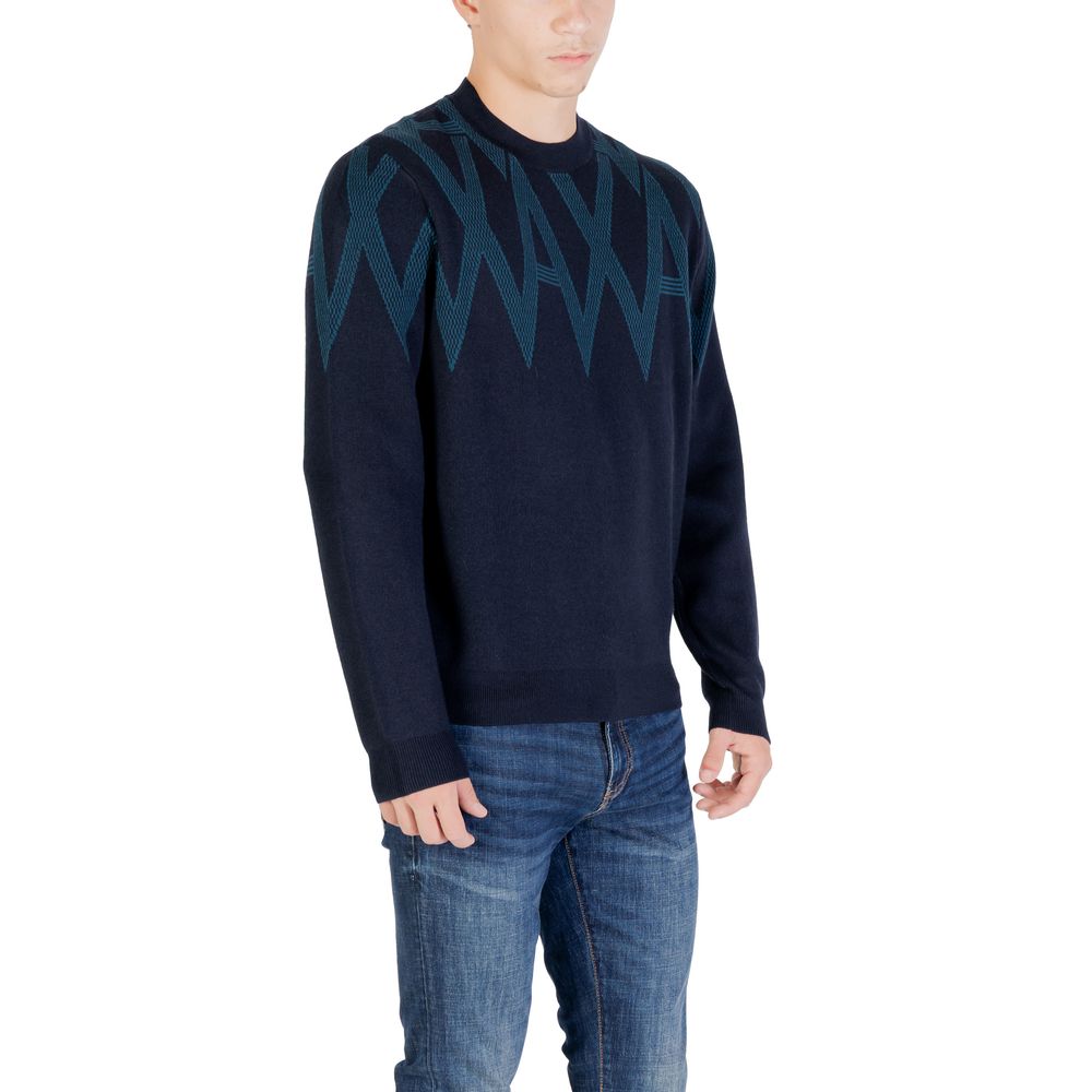 Sweat-shirt noir en marabout Armani Exchange