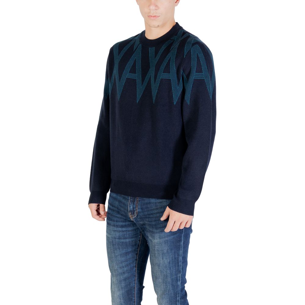 Sweat-shirt noir en marabout Armani Exchange