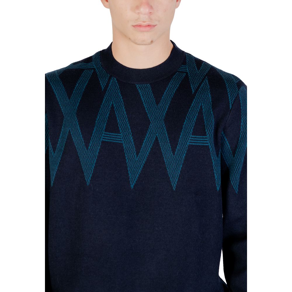 Sweat-shirt noir en marabout Armani Exchange