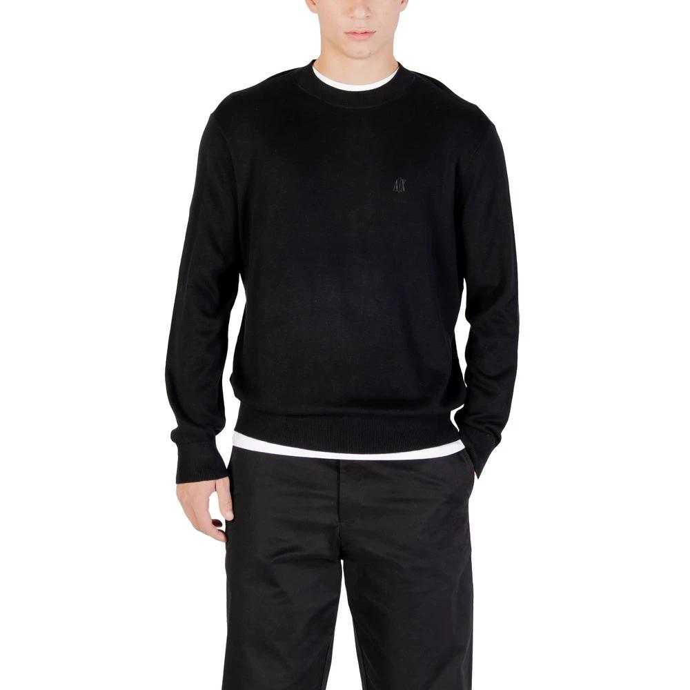 Sweat-shirt noir en viscose Armani Exchange