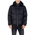 Manteau Armani Exchange bleu en polyamide