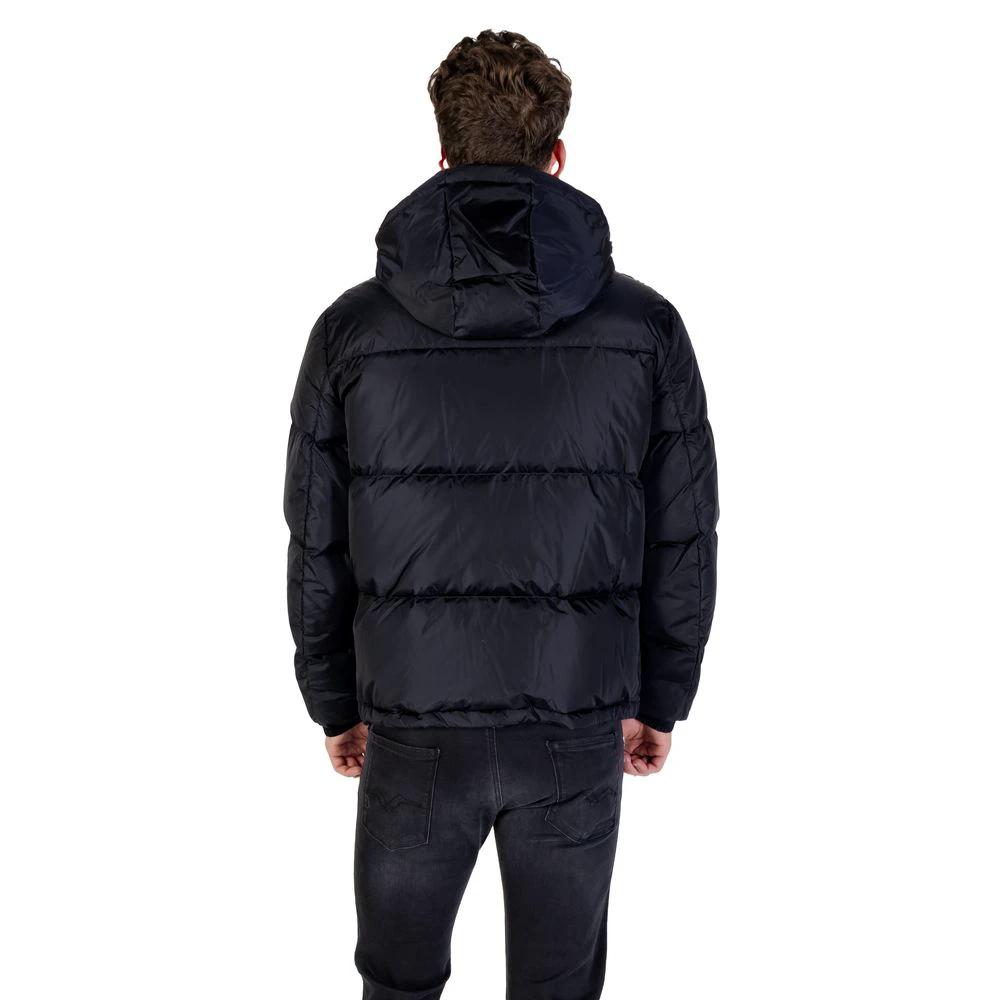 Manteau Armani Exchange bleu en polyamide