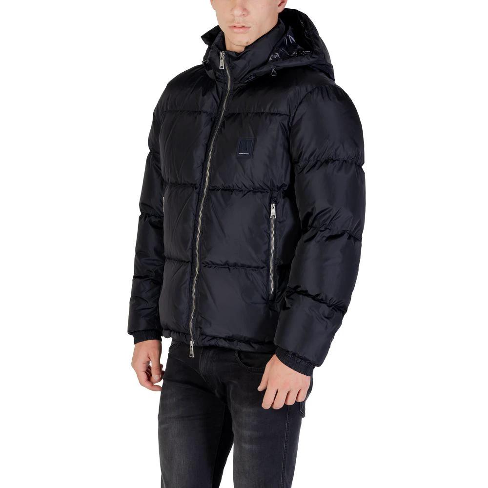 Manteau Armani Exchange bleu en polyamide