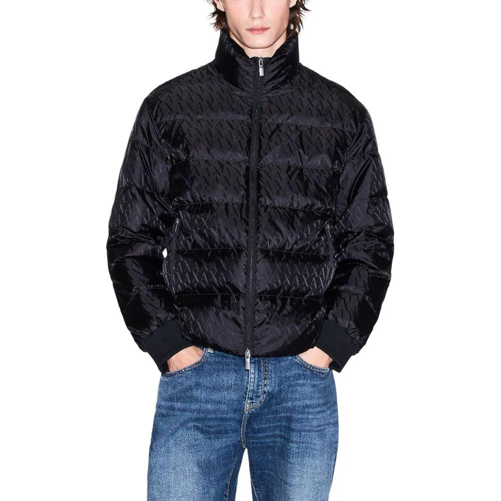 Manteau en polyamide noir Armani Exchange