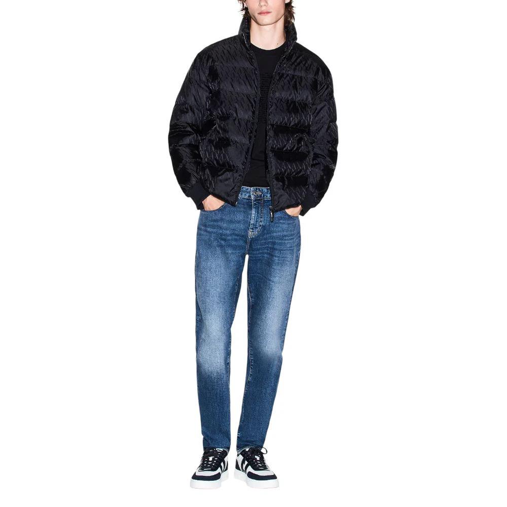 Manteau en polyamide noir Armani Exchange