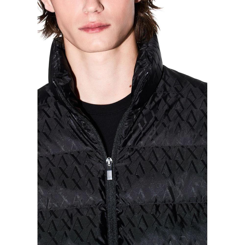 Manteau en polyamide noir Armani Exchange