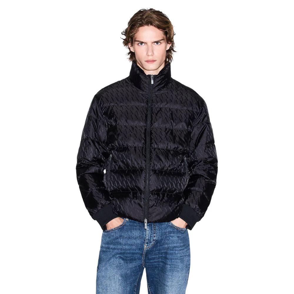 Manteau en polyamide noir Armani Exchange