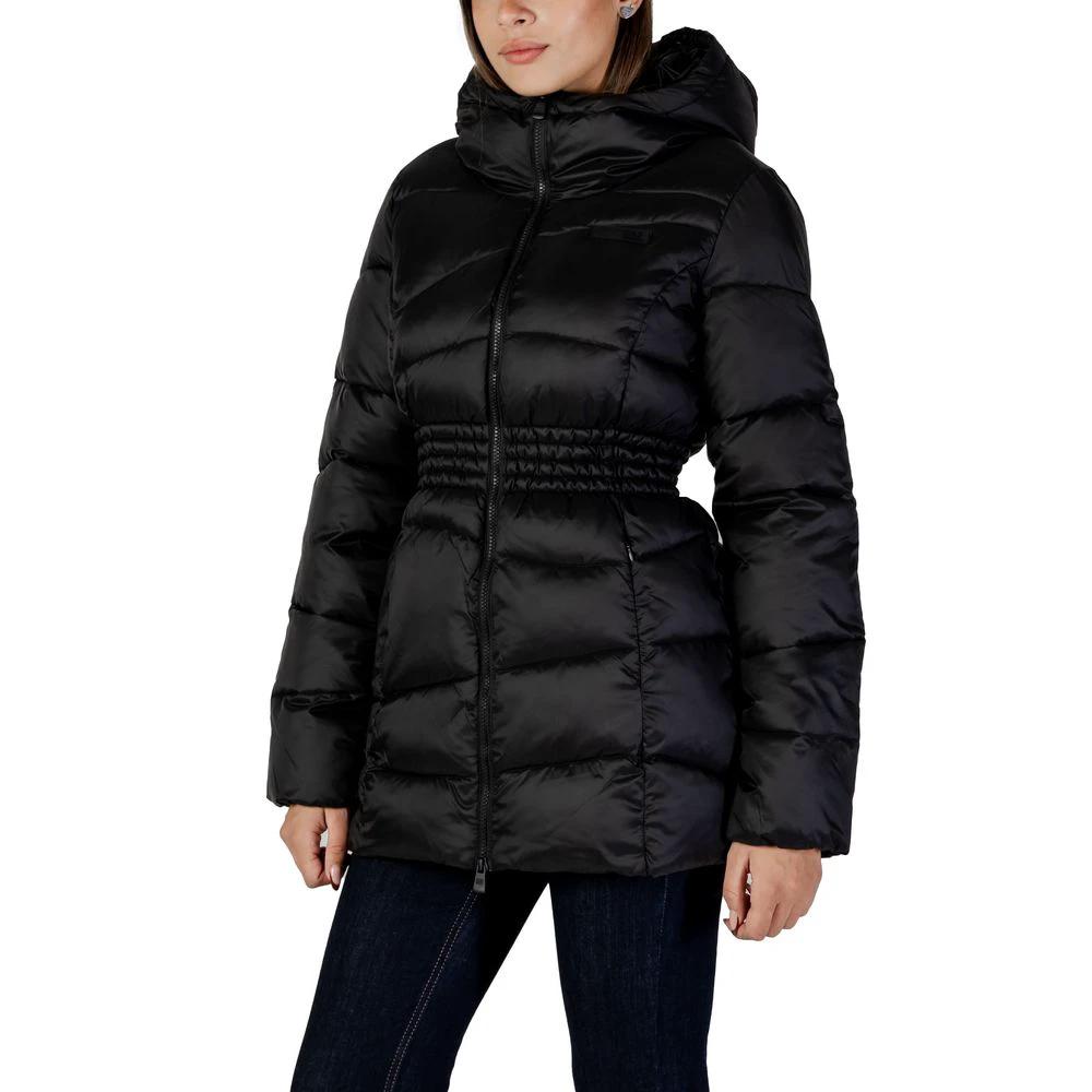 Blouson aviateur EA7 Emporio Armani en polyamide noir
