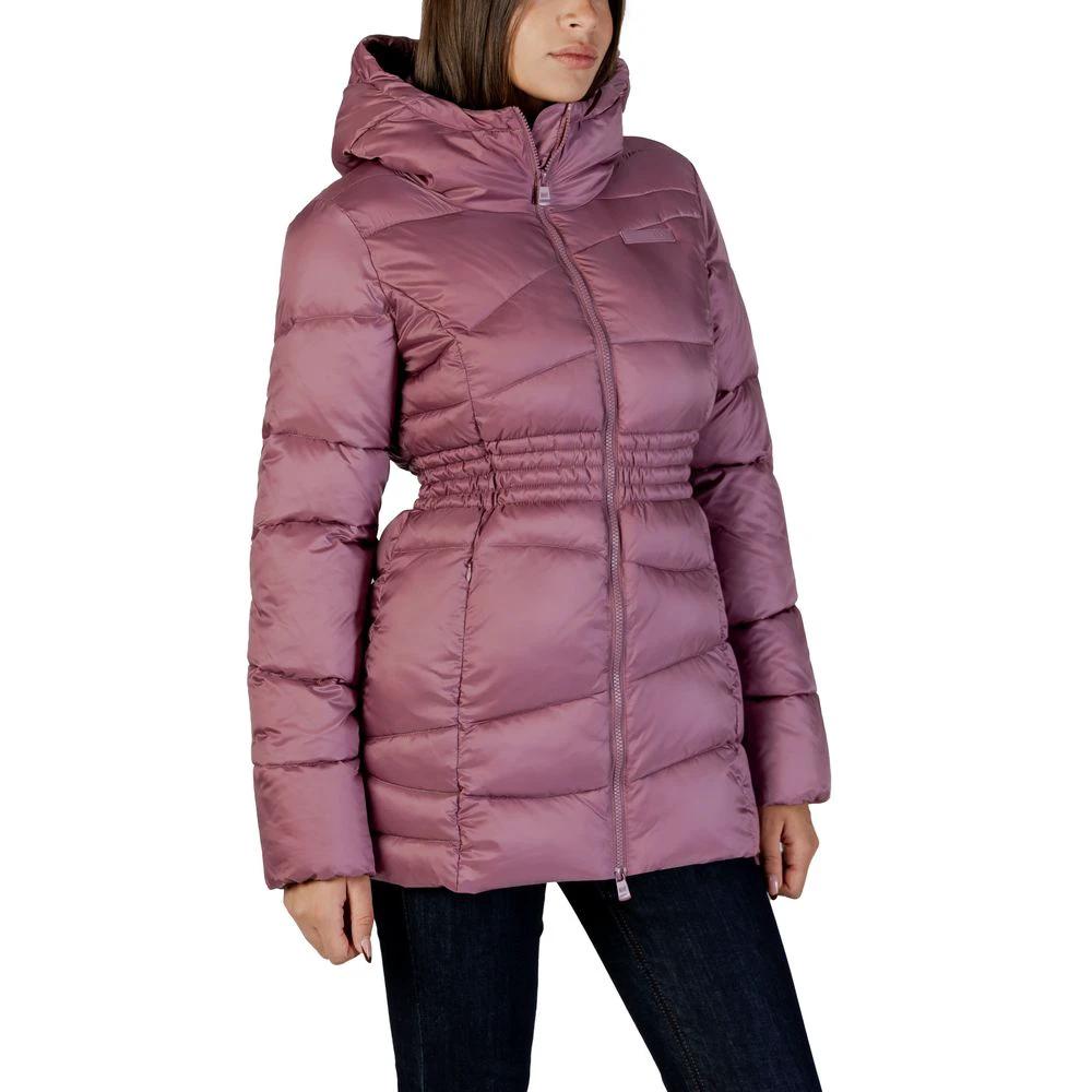Blouson aviateur Emporio Armani violet en polyamide EA7