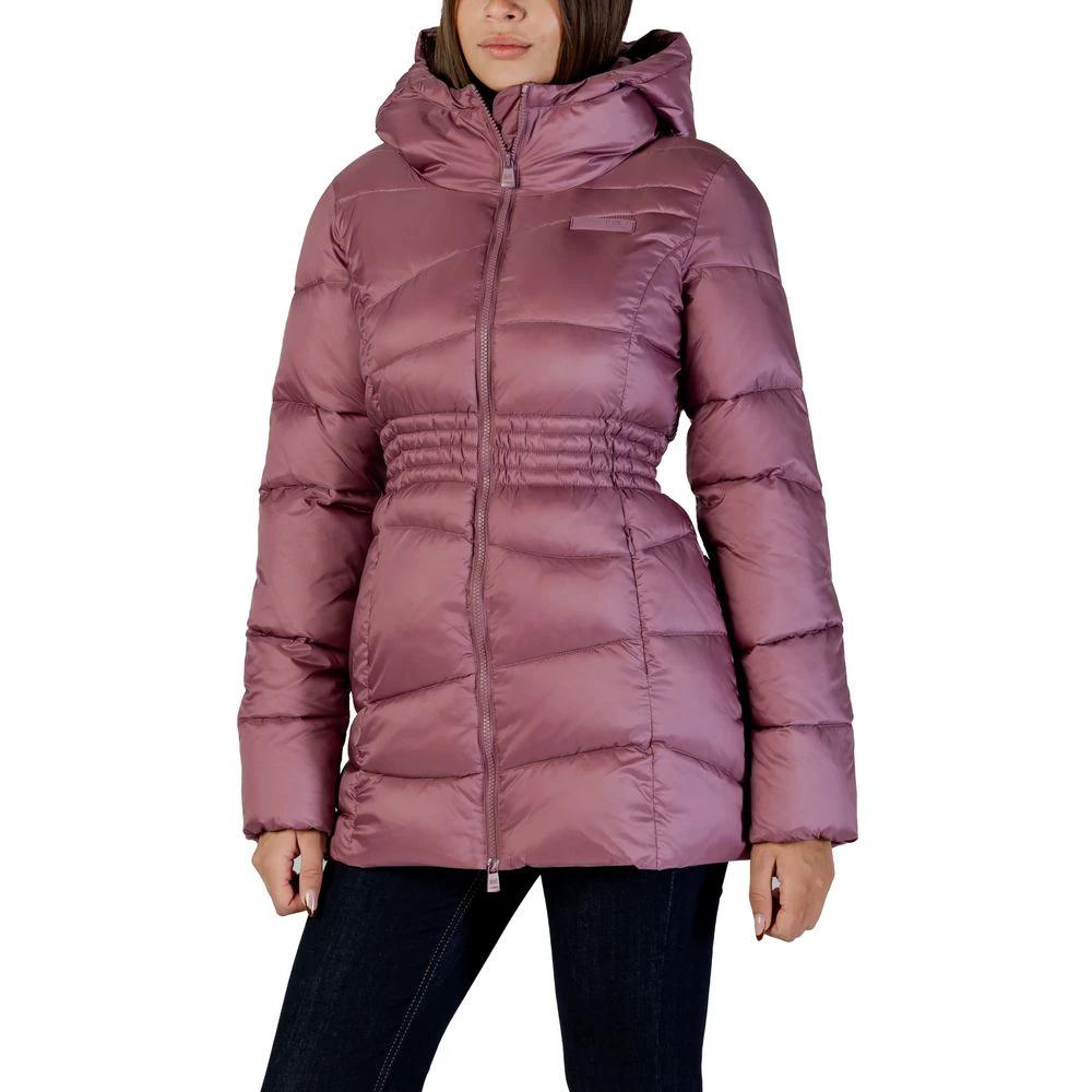 Blouson aviateur Emporio Armani violet en polyamide EA7