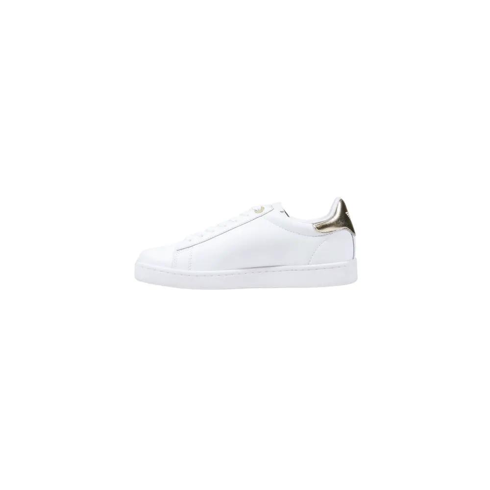 Baskets basses EA7 Emporio Armani en cuir blanc