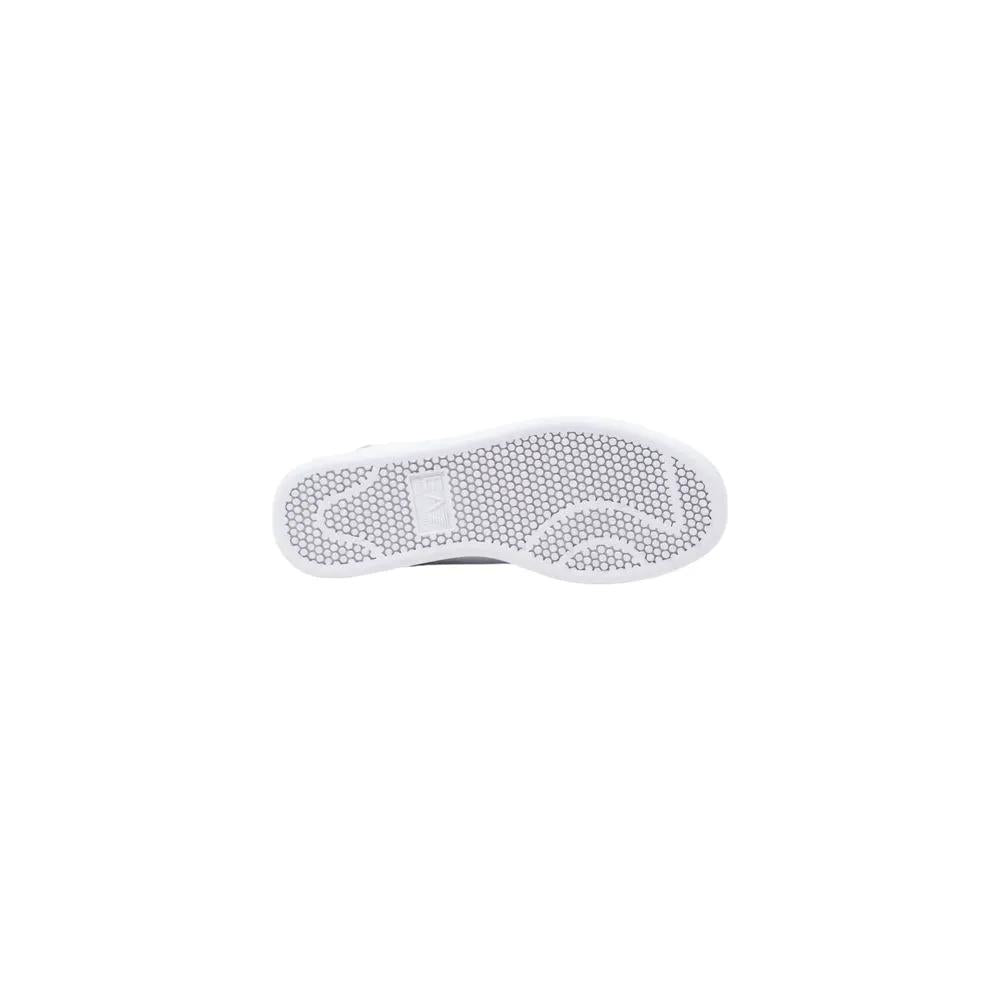 Baskets basses EA7 Emporio Armani en cuir blanc