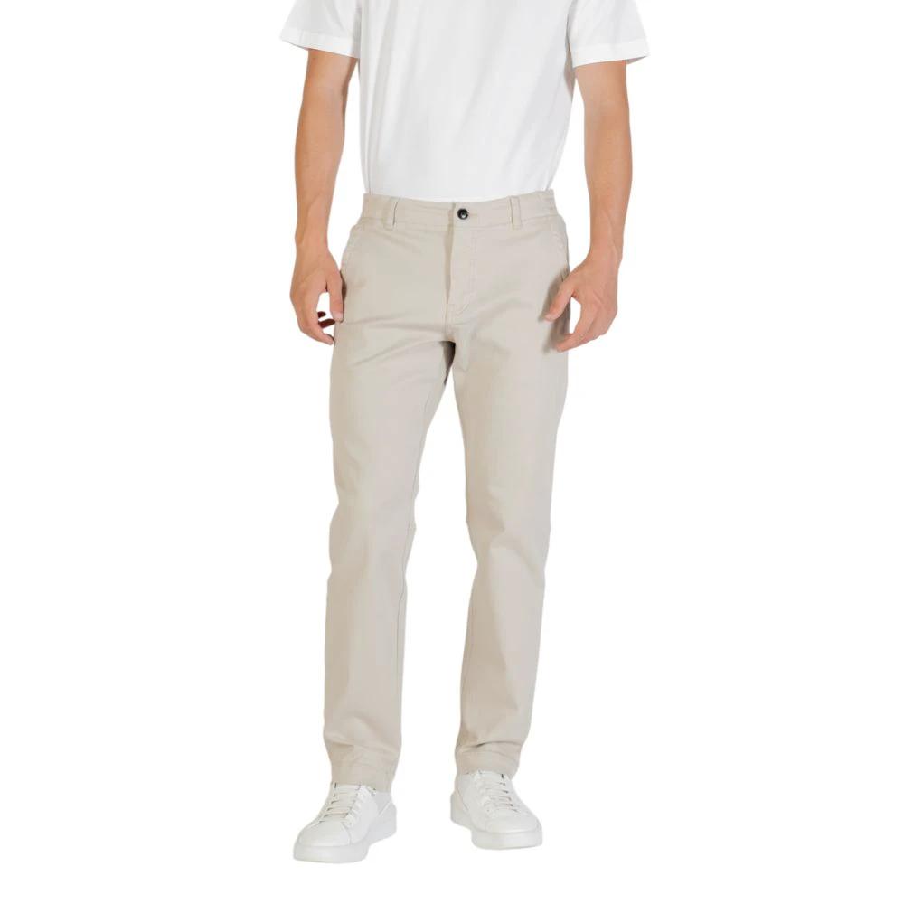 Pantalon décontracté Hugo Boss beige en polyester