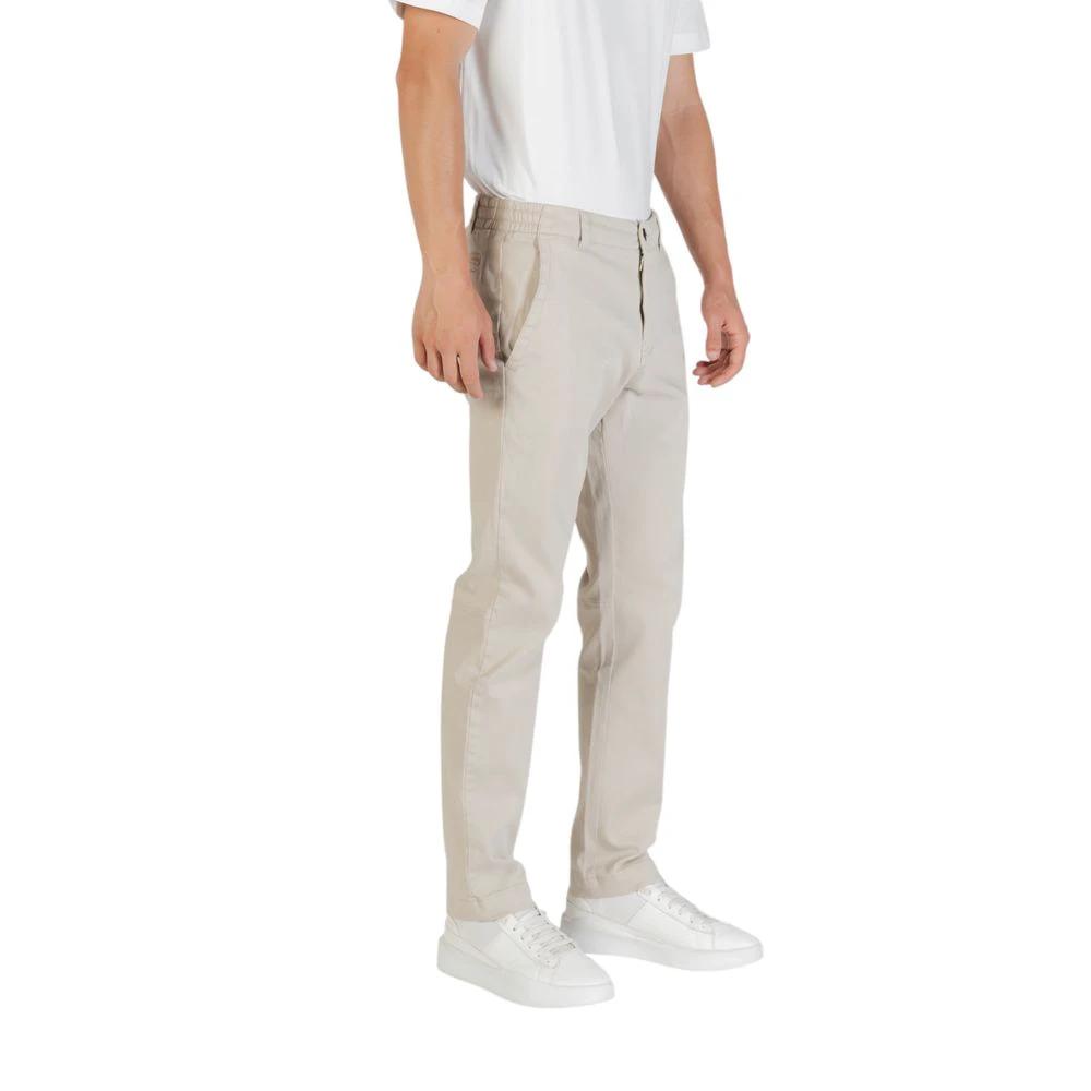 Pantalon décontracté Hugo Boss beige en polyester
