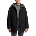 Veste longue Hugo Boss en polyester noir