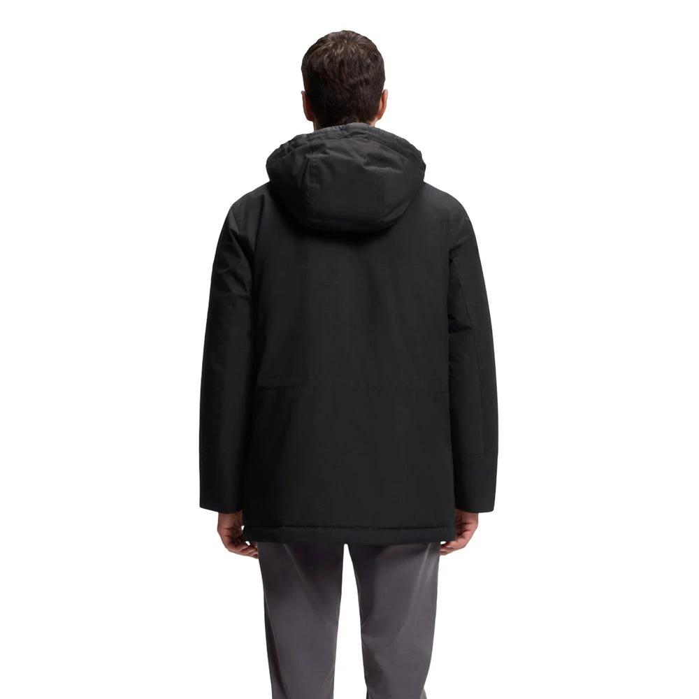Veste longue Hugo Boss en polyester noir