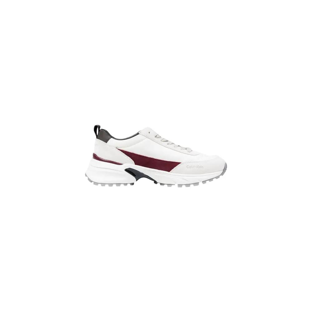 Calvin Klein Cream Suede Leather Chunky Sneakers